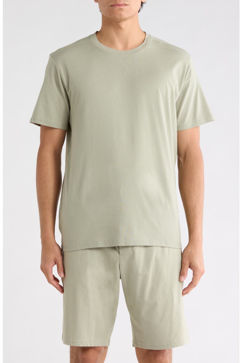 Sleep Basics Lounge T-Shirt, Main, color, GREEN SEAGRASS