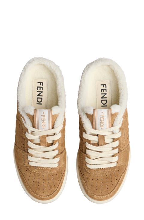 Match Genuine Shearling Mule