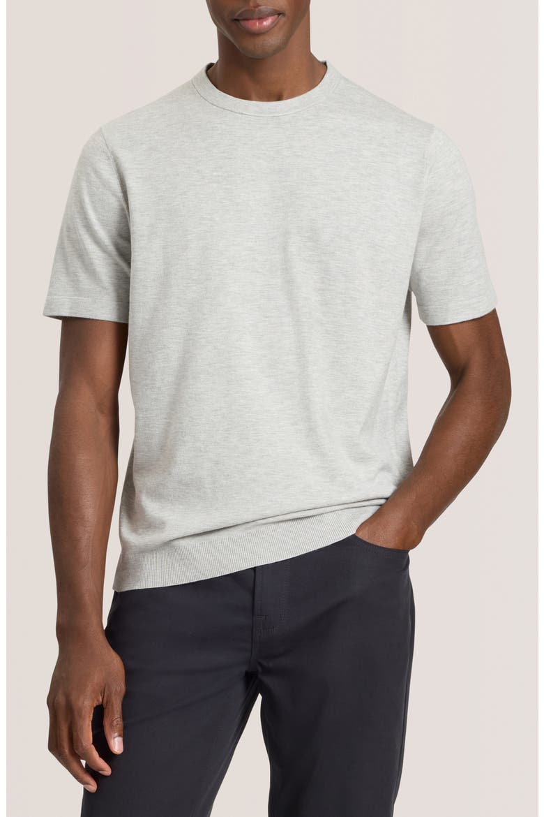 Modern Crewneck Sweater, Main, color, GREY HEATHER