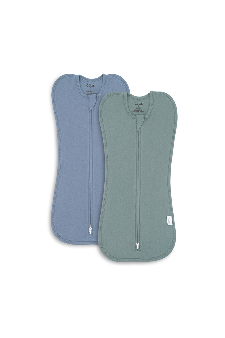 Easy Zipper Swaddle Blankets, Main, color, Nomadic Blue, Azul