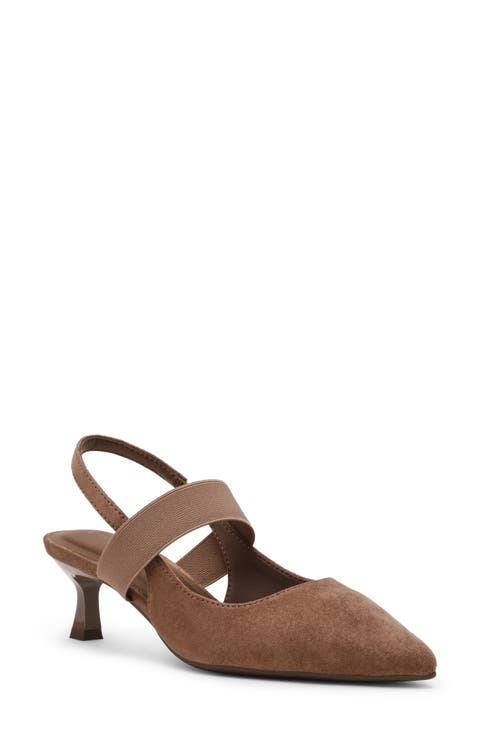 Issia Slingback Pointed Toe Pump (Women)