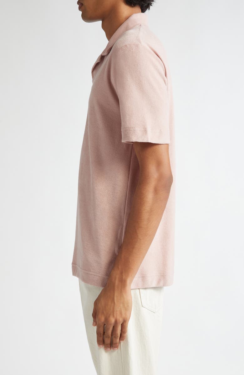 Sunspel Cotton Terry Cloth Polo, Alternate, color,