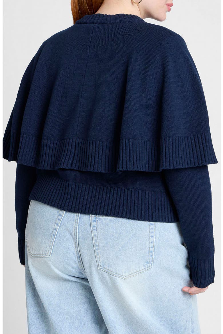 Cape Sweater, Alternate, color, NAVY