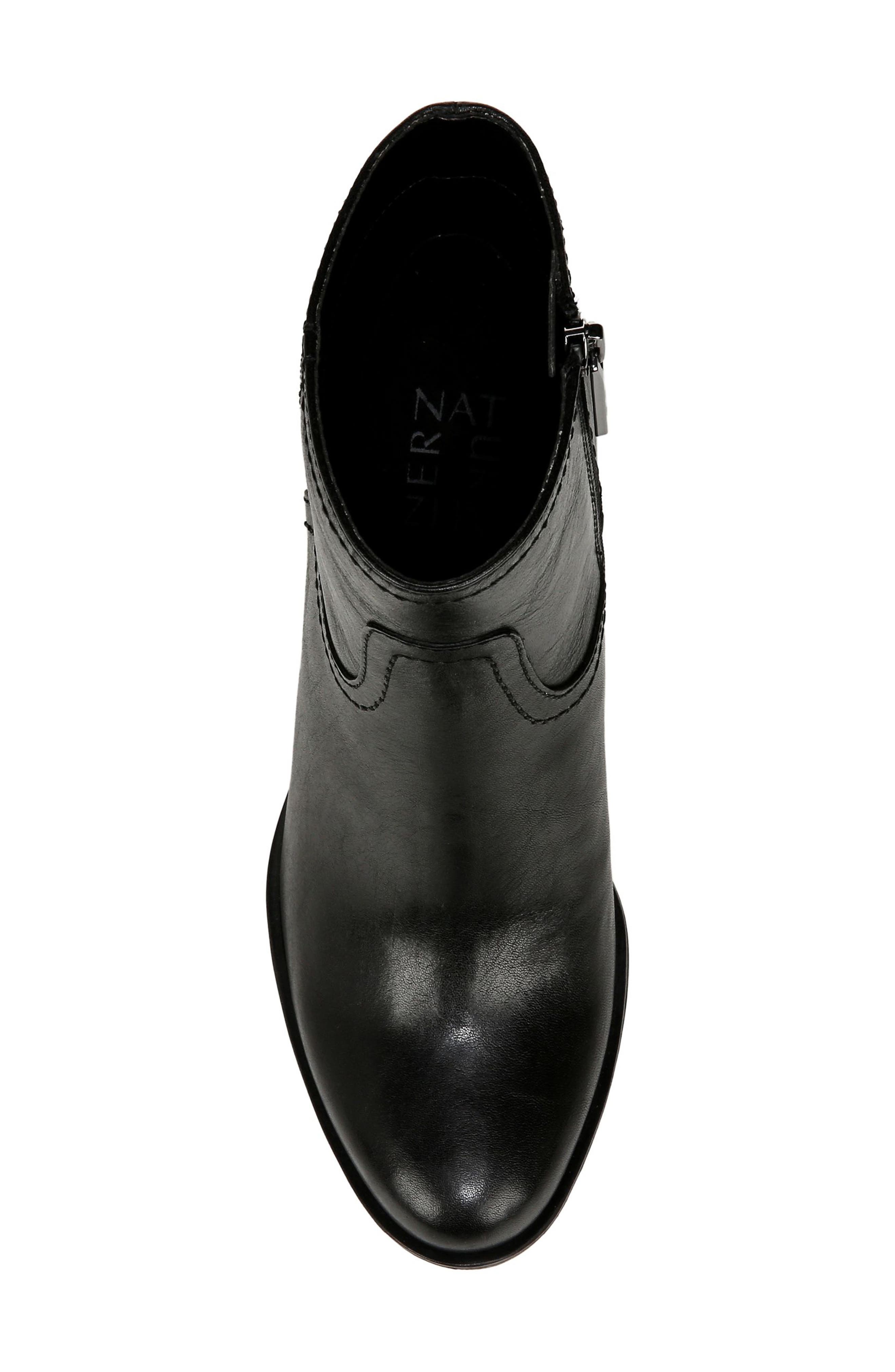 Naturalizer Kalina Bootie, Alternate, color, Black Leather