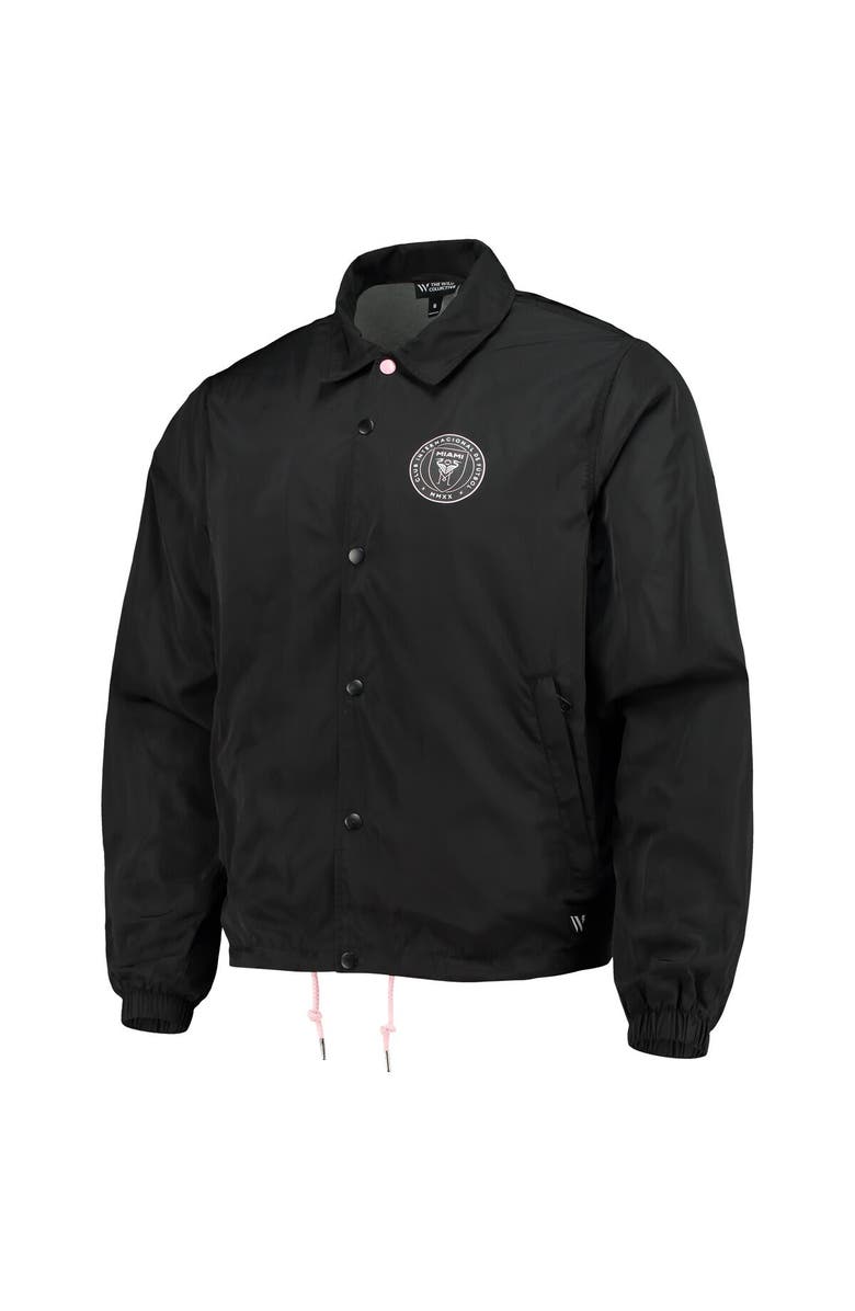 THE WILD COLLECTIVE Men's The Wild Collective Black Inter Miami CF Coaches Full-Snap Jacket, Alternate, color, 
