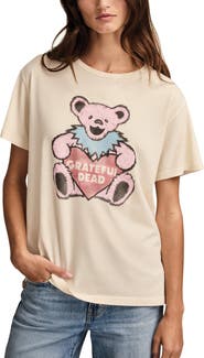 Lucky Brand Grateful Dead Valentine Bear Cotton Graphic T-Shirt