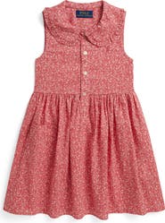 Polo Ralph Lauren Kids' Floral Cotton Slub Dress