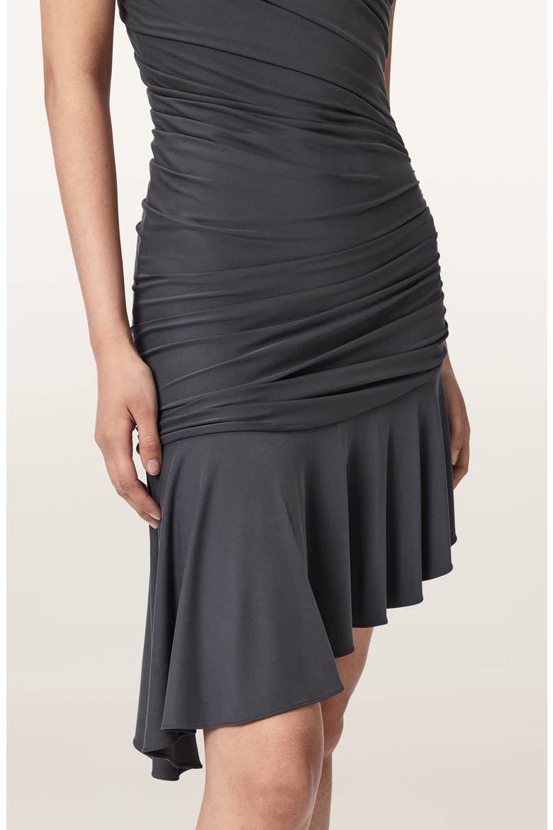Sophia Asymmetric Minidress, Alternate, color, GREY