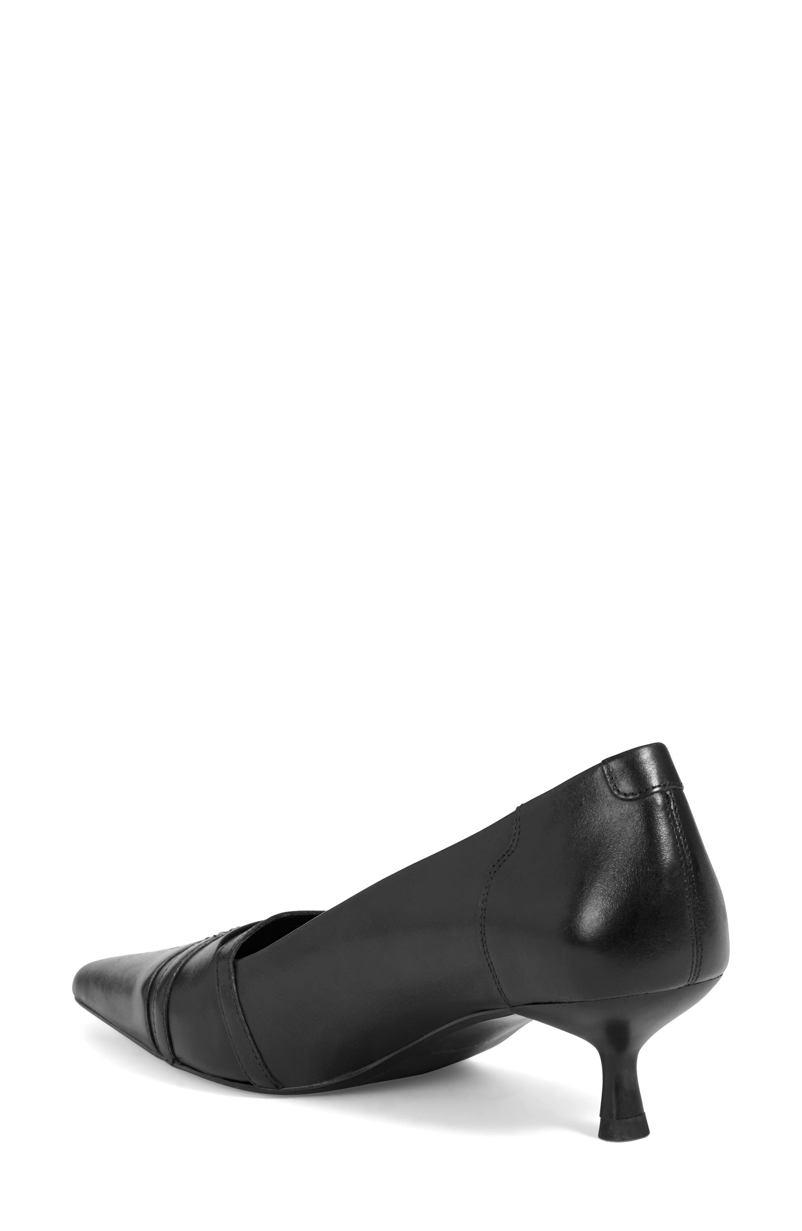 Vagabond Shoemakers Lykke Pointed Toe Kitten Heel Pump, Alternate, color, Black