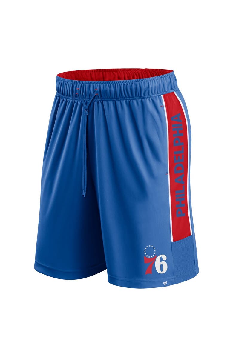 FANATICS Men's Fanatics Branded Royal Philadelphia 76ers Game Winner Defender Shorts, Alternate, color, Royal