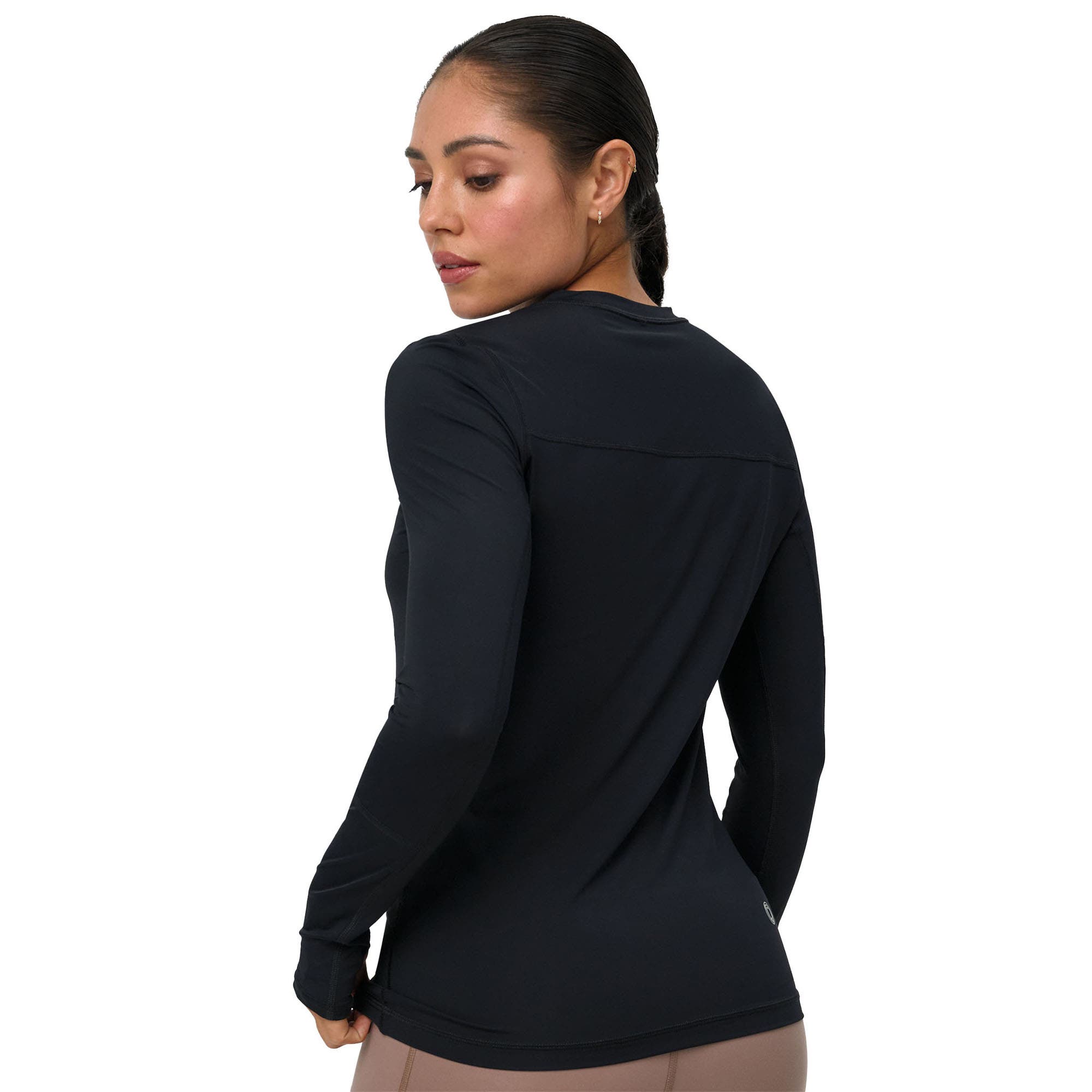Women's Performance Quarter Zip Long Sleeve Crew Shirt - image 2
