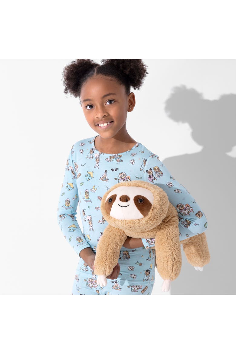 Kids' Sloth Pajama Party Set of 2 Piece Pajamas, Alternate, color, Sloth Pajama Party