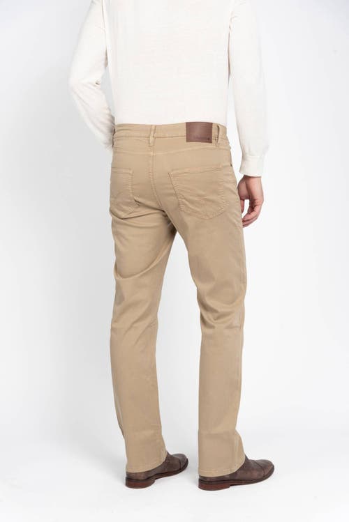 Jack Of Spades High Roller Fit Five Pocket Pants In Tan