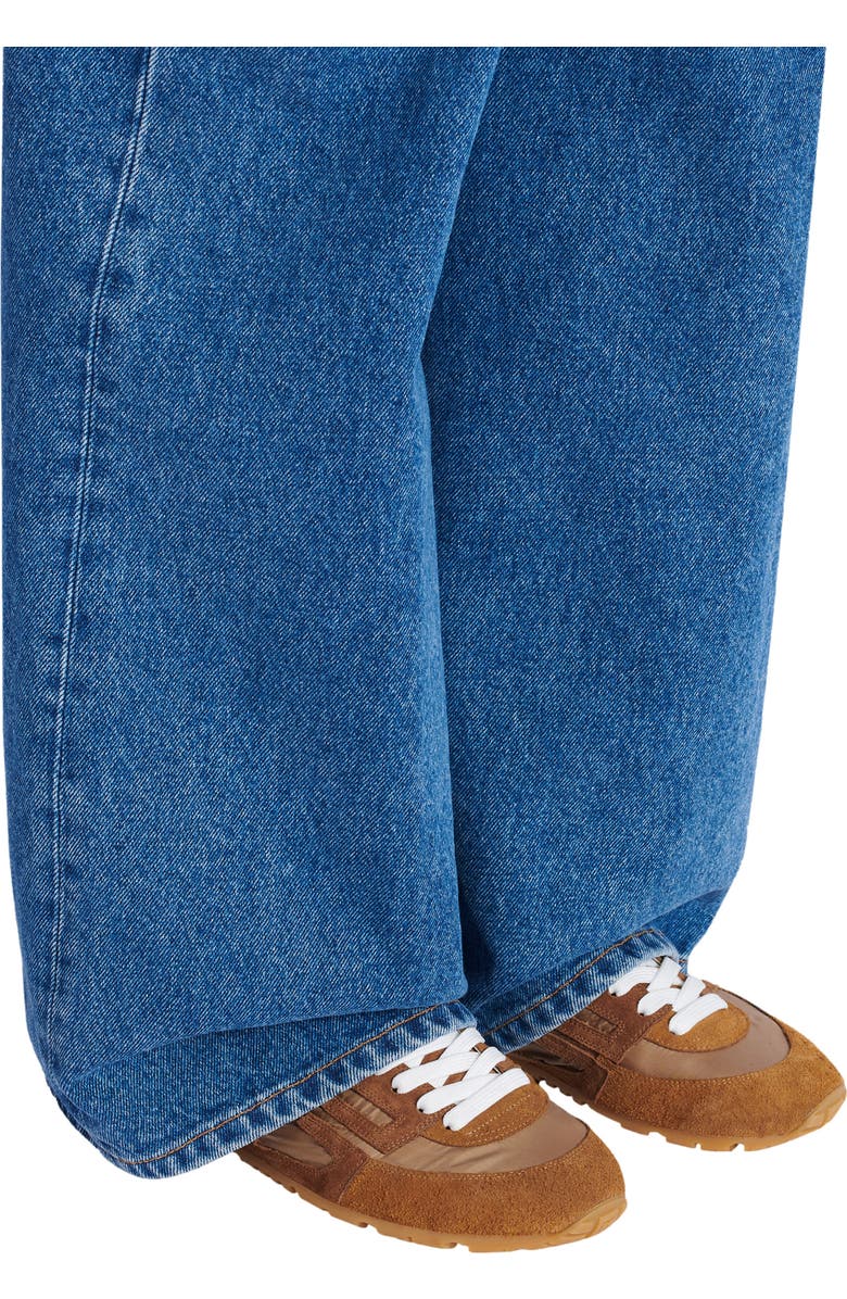 Balmain Racer 45 trainers in suede and nylon, Alternate, color, Brown