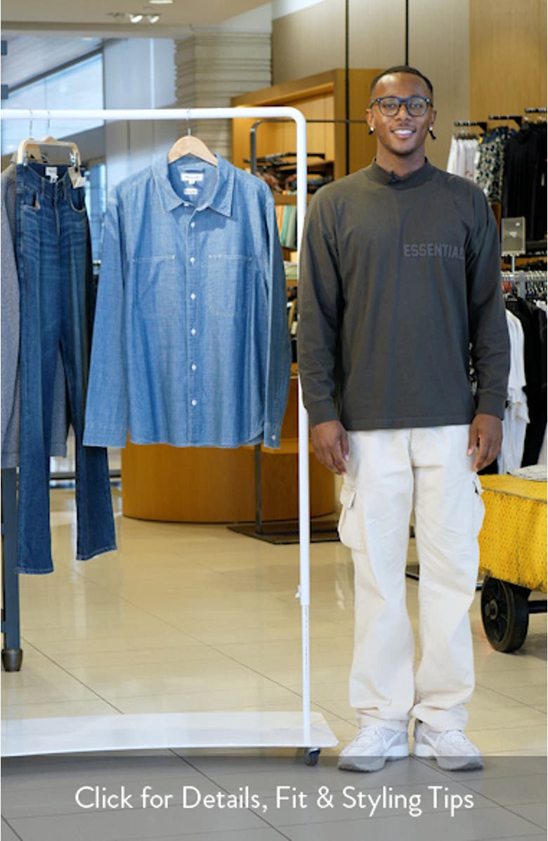 Chambray Button-Up Shirt, sales video thumbnail