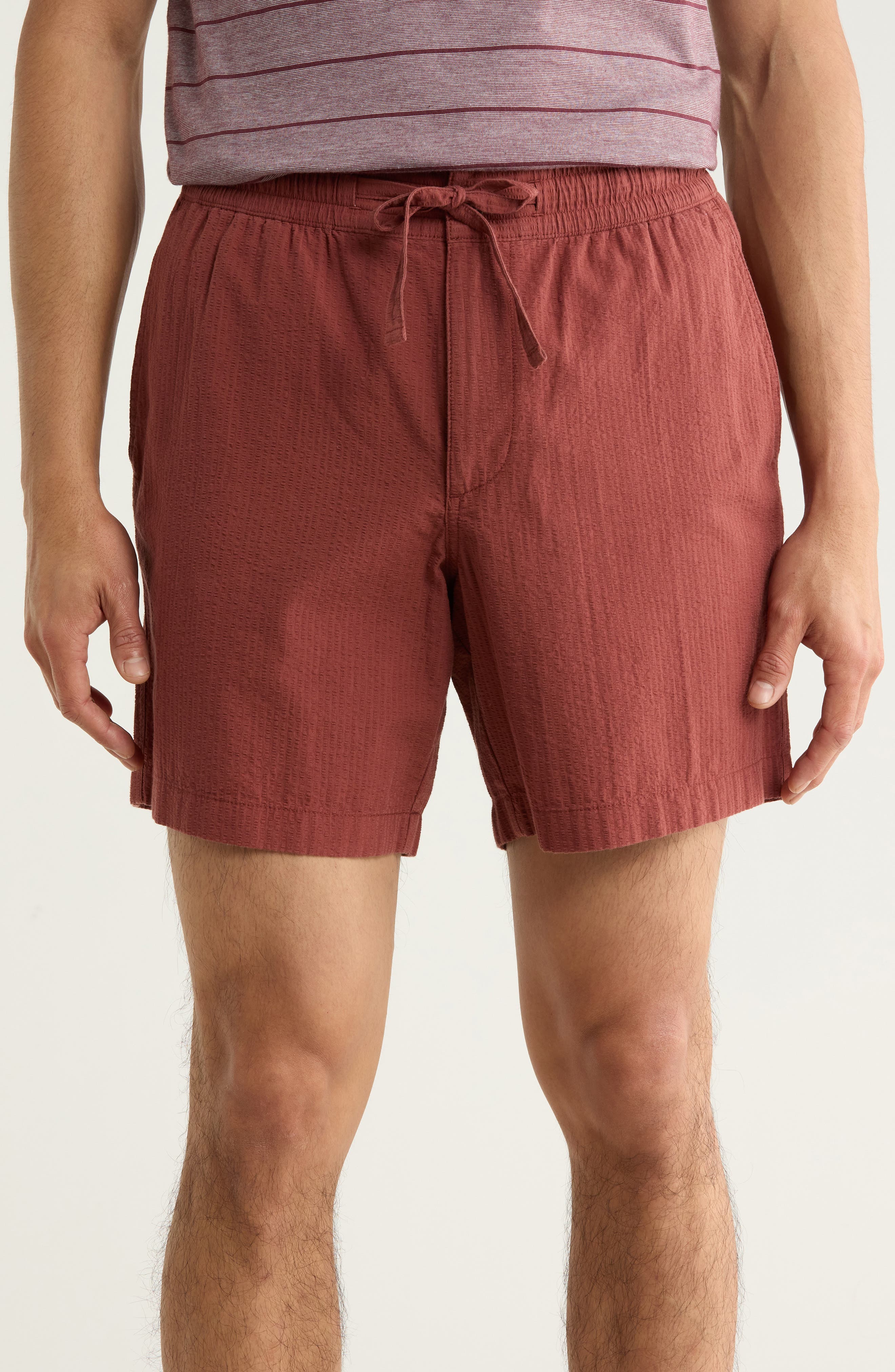 14th & Union Cotton Seersucker Shorts