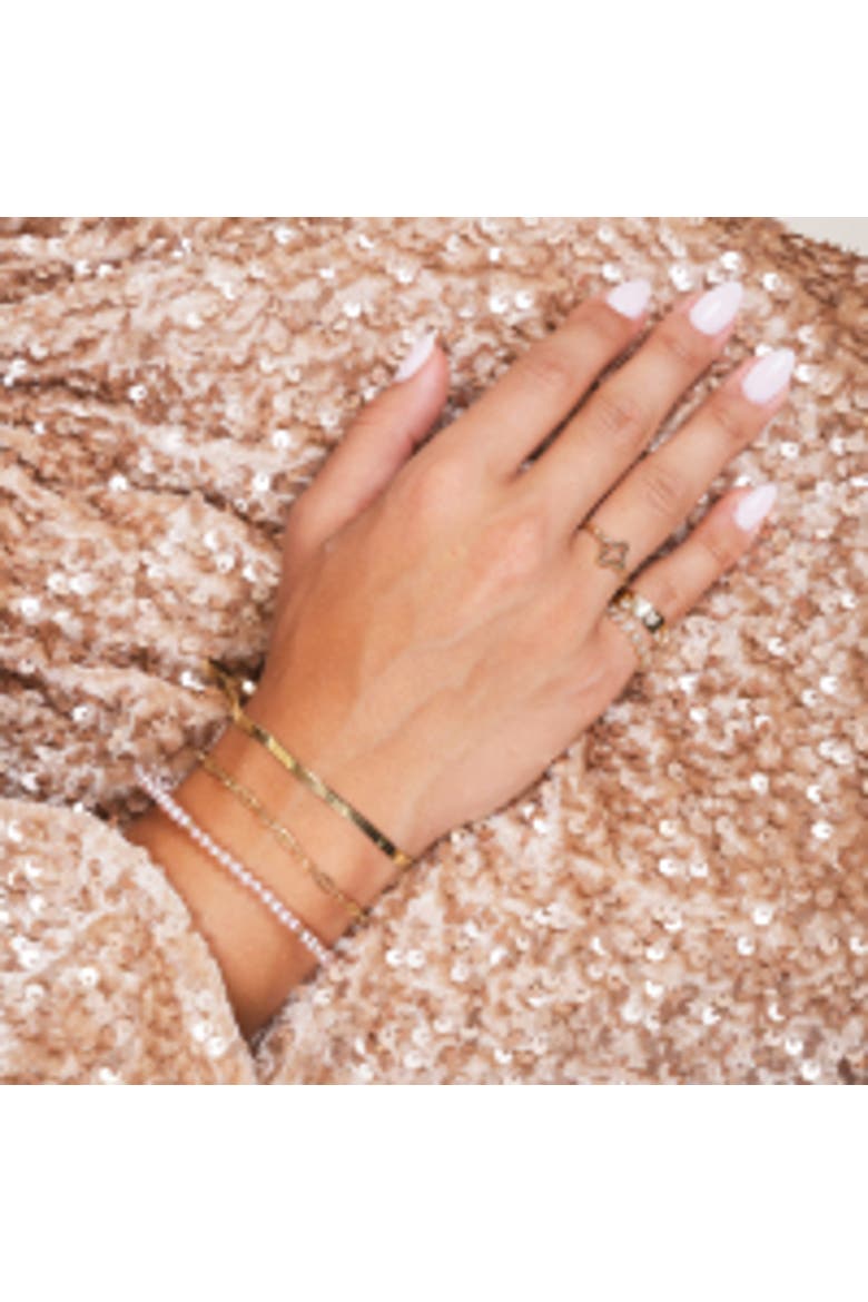 Pink Pearl Round Bead Bracelet, Alternate, color, Pink Pearl