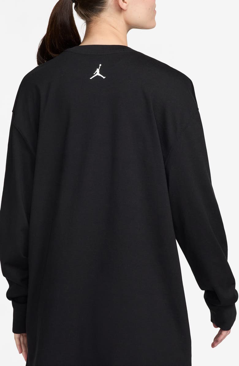 Jordan Oversize Long Sleeve Cotton Graphic T-Shirt, Alternate, color, 