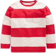 Mini Boden Kids' Everyday Long Sleeve Striped T-Shirt