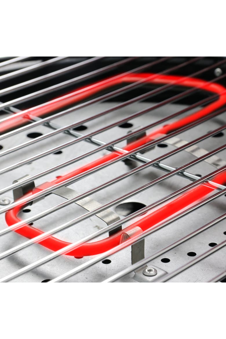 15in Electric Barbecue Grill, Alternate, color, Red