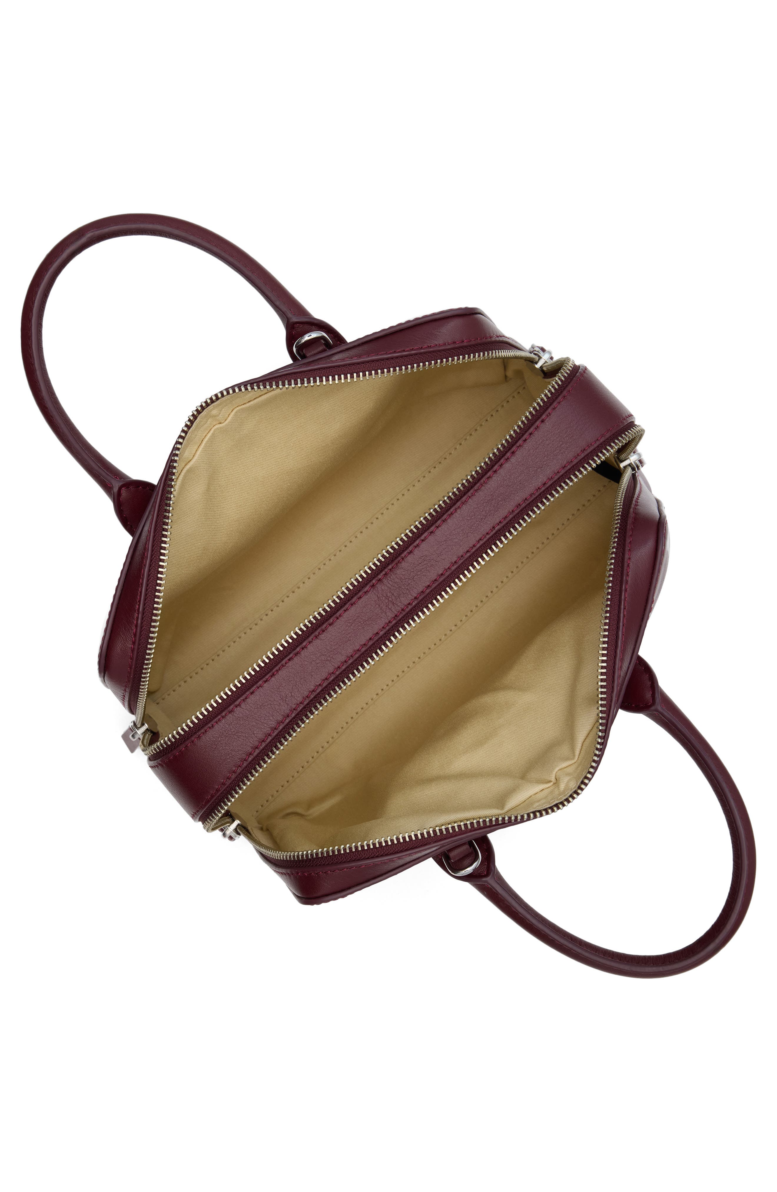The Ivy 26 Leather Satchel, Alternate, color, OXBLOOD