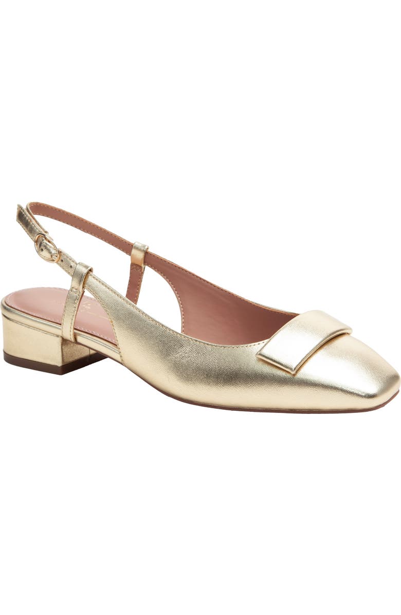 Linea Paolo Caris Slingback Pump, Main, color, Dark Gold