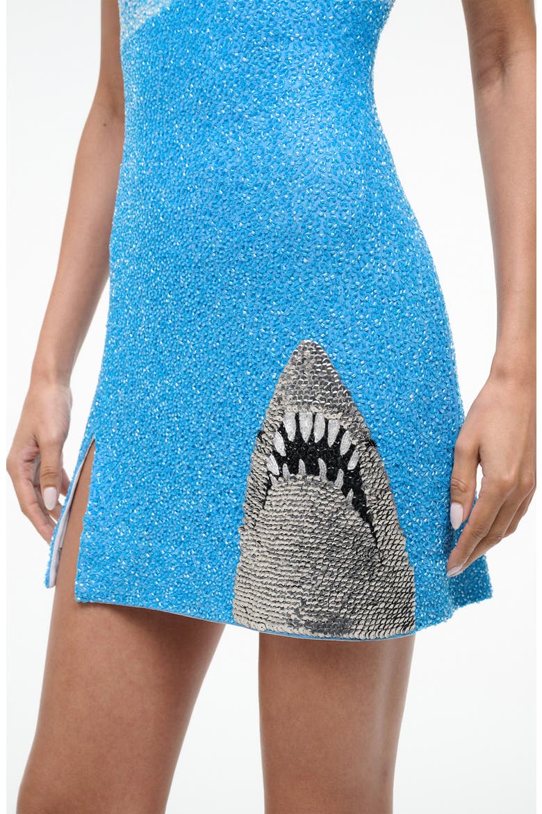 le sable sequined mini dress Staud Le Sable Sequin-Embellished Minidress - Black