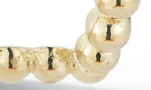 Ember Fine Jewelry Beaded Curved Stud Earrings In Gold