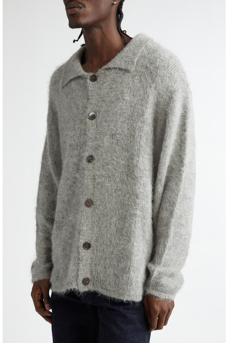 Thistle Alpaca Blend Cardigan, Alternate, color, 50 LIGHT GREY