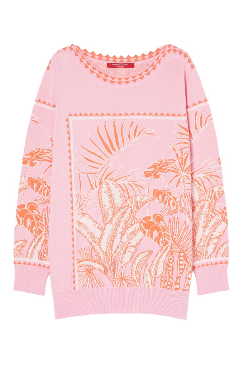 Fascino Hydrangea Sweater, Alternate, color, HYDRANGEA PINK
