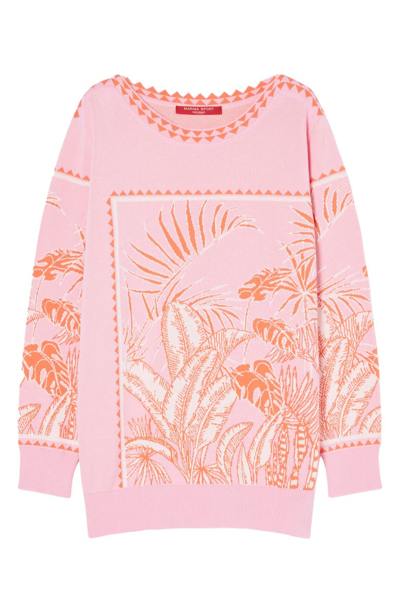 Marina Rinaldi Fascino Hydrangea Sweater, Alternate, color, Hydrangea Pink