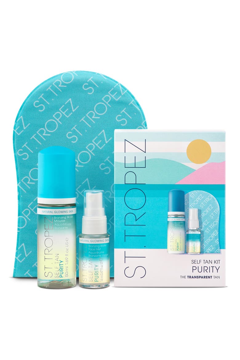 Purity: The Transparent Tan Self Tan Kit, Main, color, NO COLOR