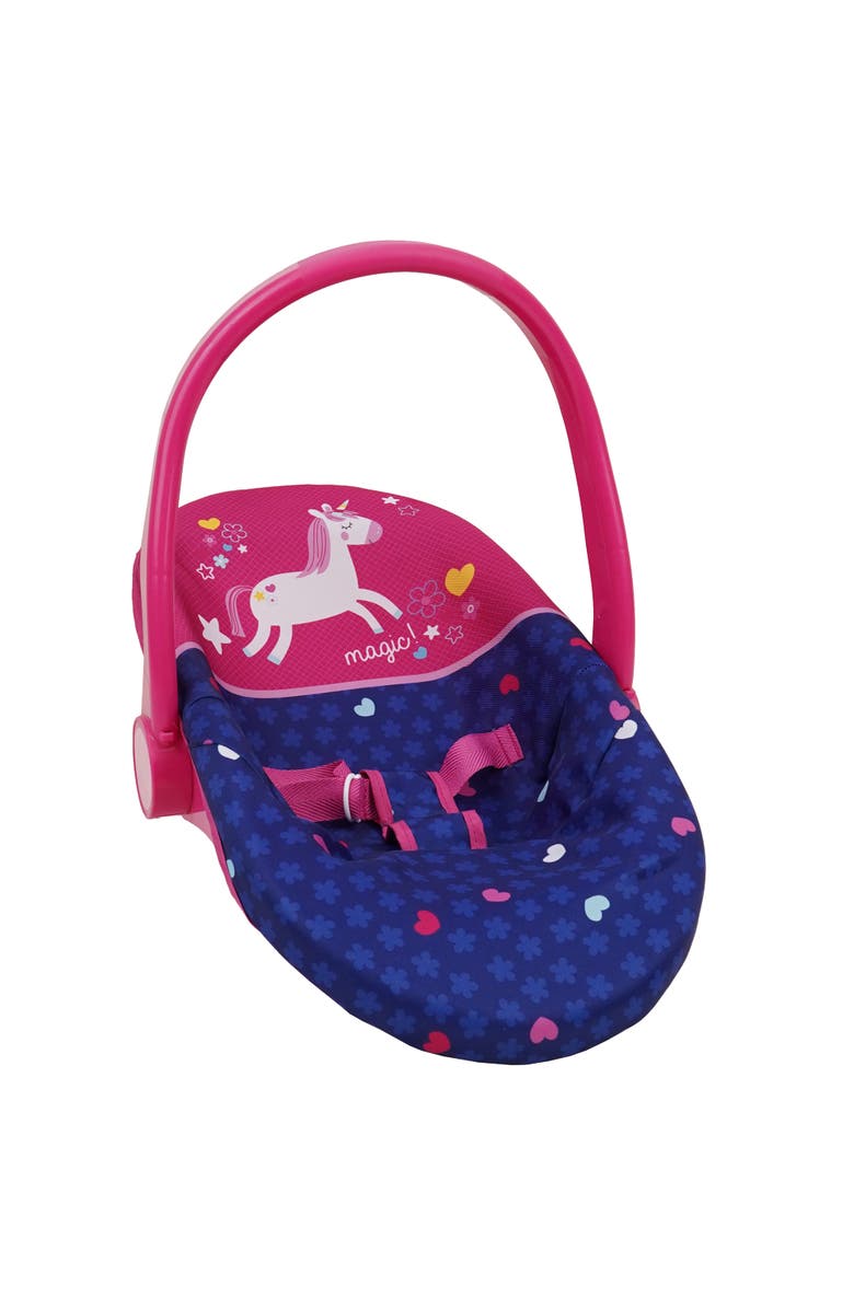 509 Unicorn Baby Doll 3In1 Car Seat, Alternate, color, Multicolored