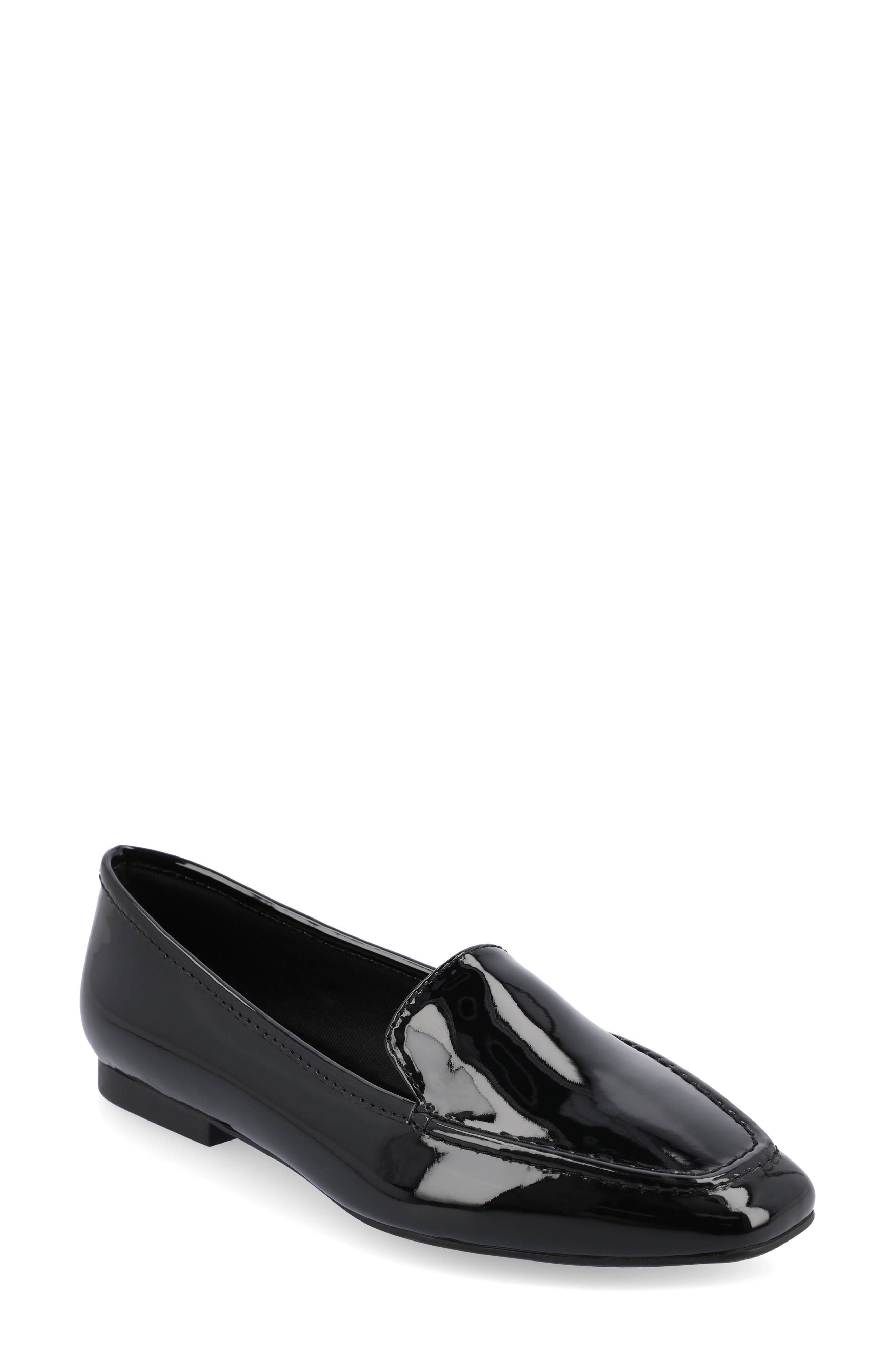 Journee Collection Tullie Loafer, Main, color, Patent/ Black