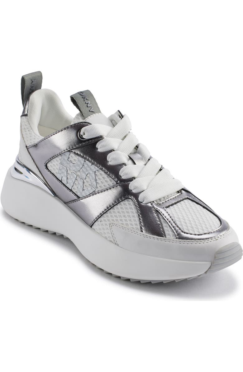 DKNY Zofi Platform Wedge Sneaker, Main, color,