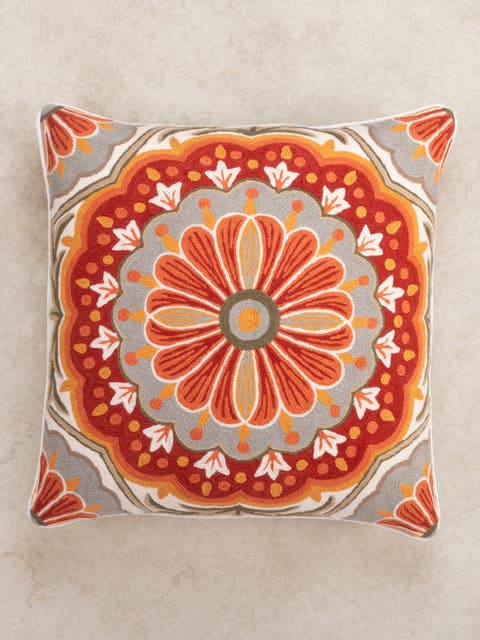 Holi Throw Pillow Cover