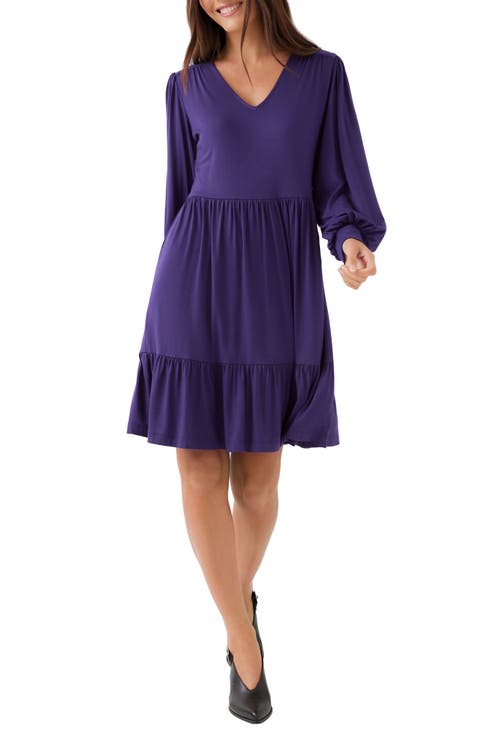 Tiered Long Sleeve Dress