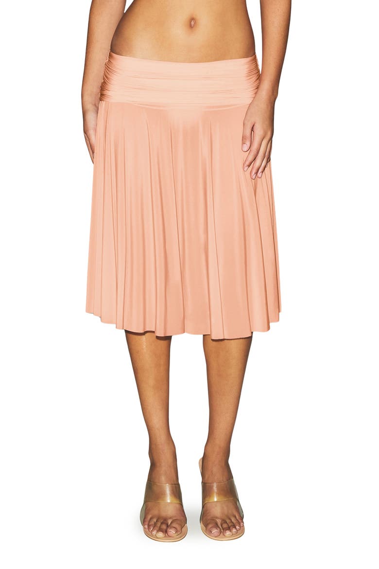 Milky Sheer Skirt, Main, color, DESERT CLAY