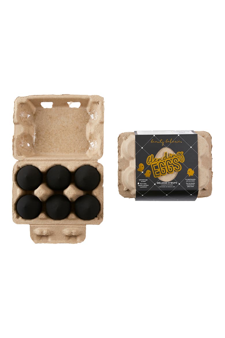 Black Blending Egg Makeup Sponge Set, Main, color, NO COLOR
