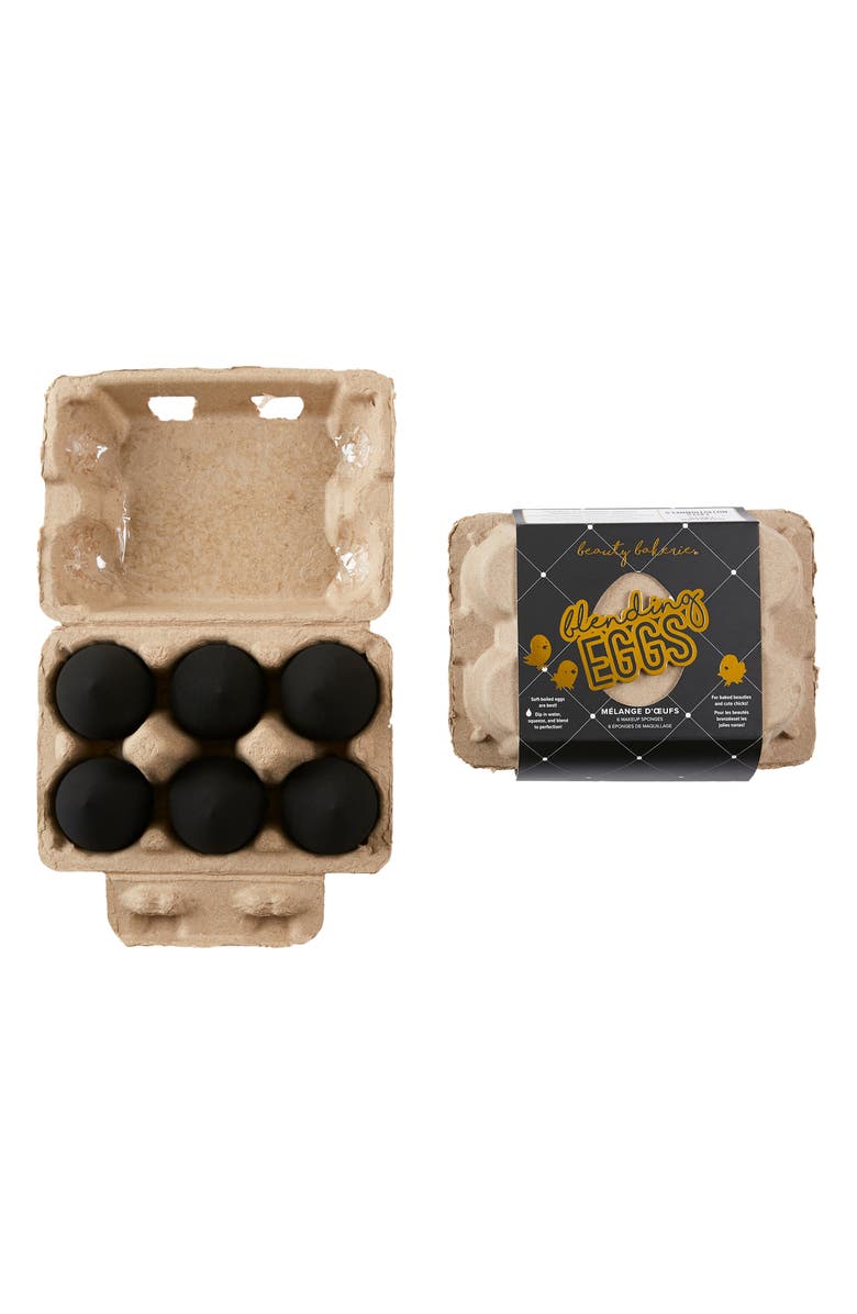 Beauty Bakerie Black Blending Egg Makeup Sponge Set, Main, color, 