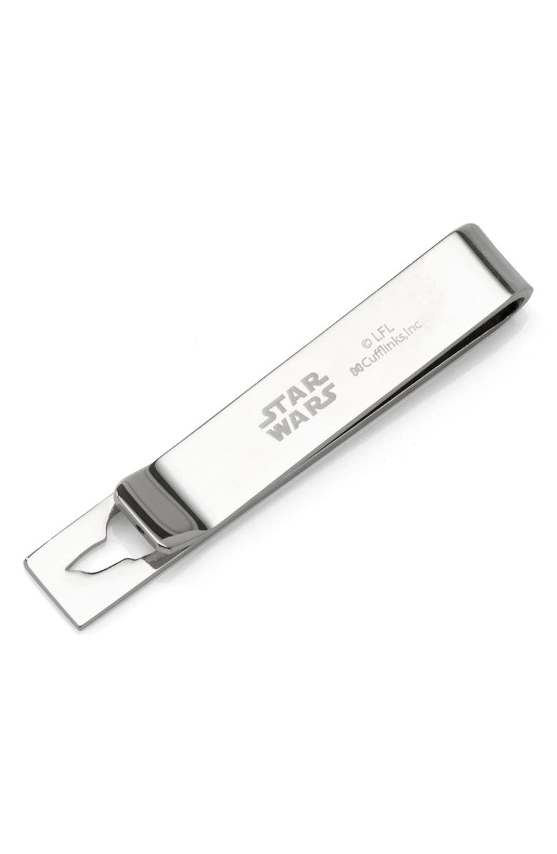 Cufflinks, Inc. Grogu Tie Bar, Alternate, color, Silver