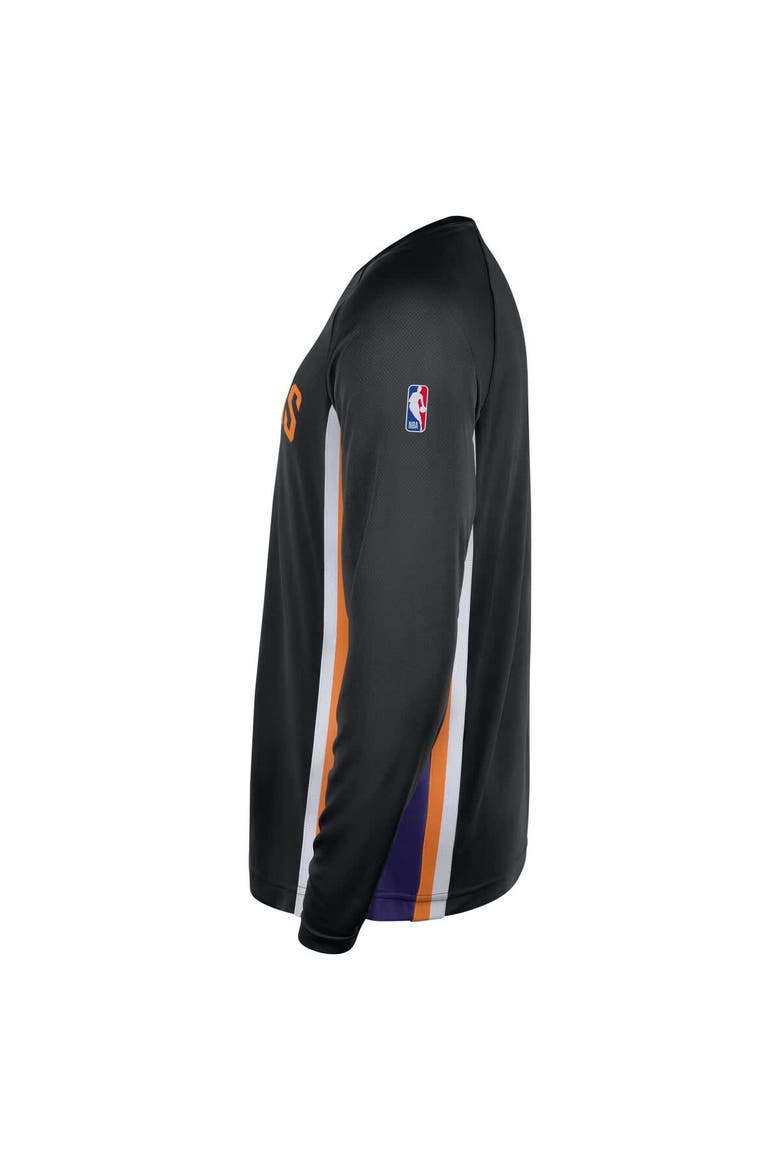 Men's Nike Black Phoenix Suns 2025/26 Authentic Pre-Game Legend Dri-FIT Long Sleeve Shooting Shirt, Alternate, color, Black