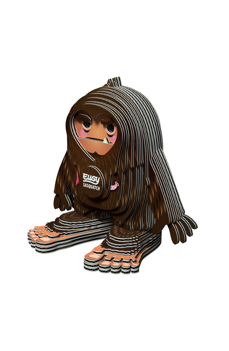 Eugy Puzzles Sasquatch 3D Puzzle, Alternate, color, NO COLOR