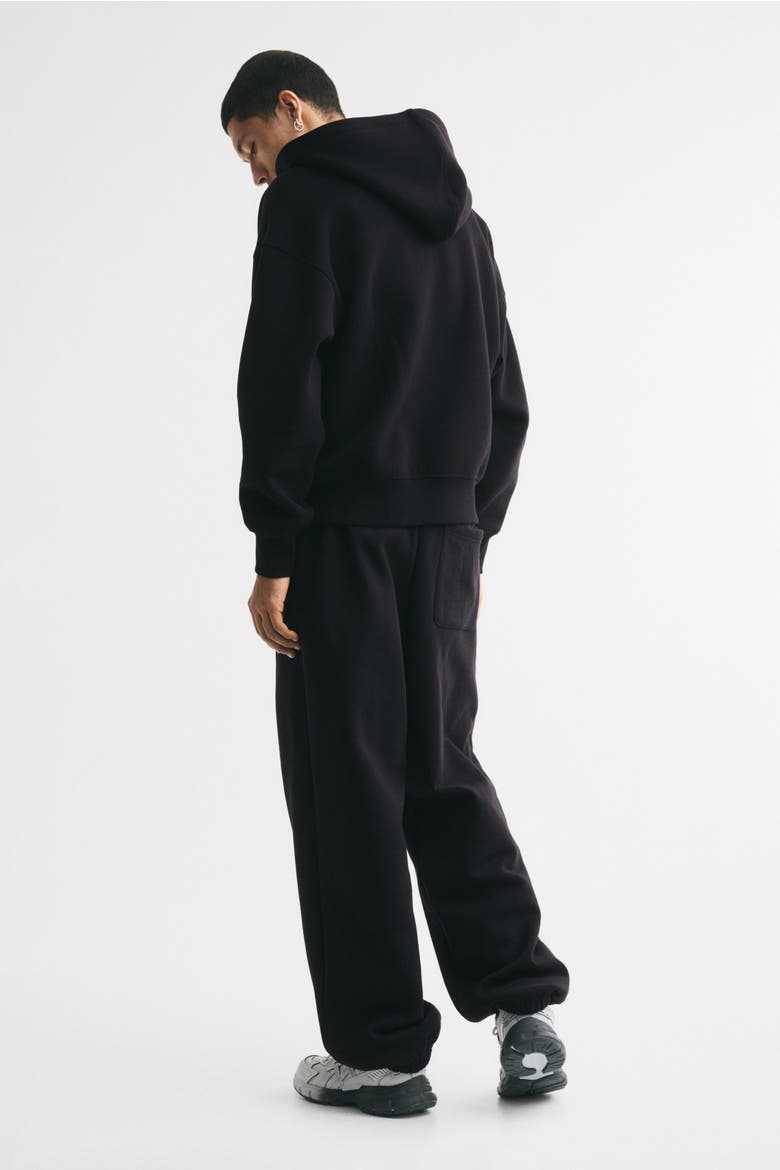 Oversized Printed Hooded Jacket, Alternate, color, Black/Brooklyn