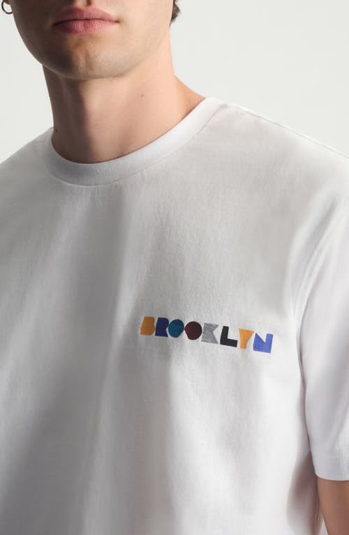 Brooklyn Industries Water Tower Graphic T-shirt In White