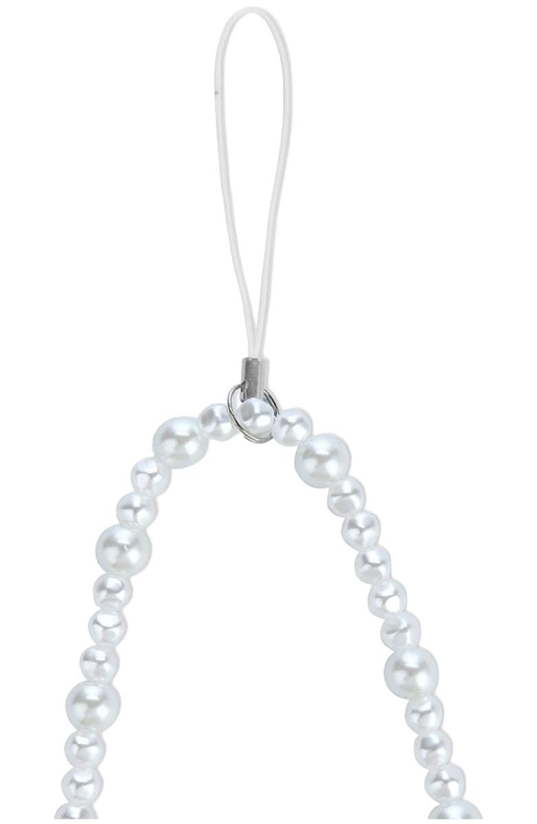 VELVET CAVIAR Phone Charm, Main, color, White