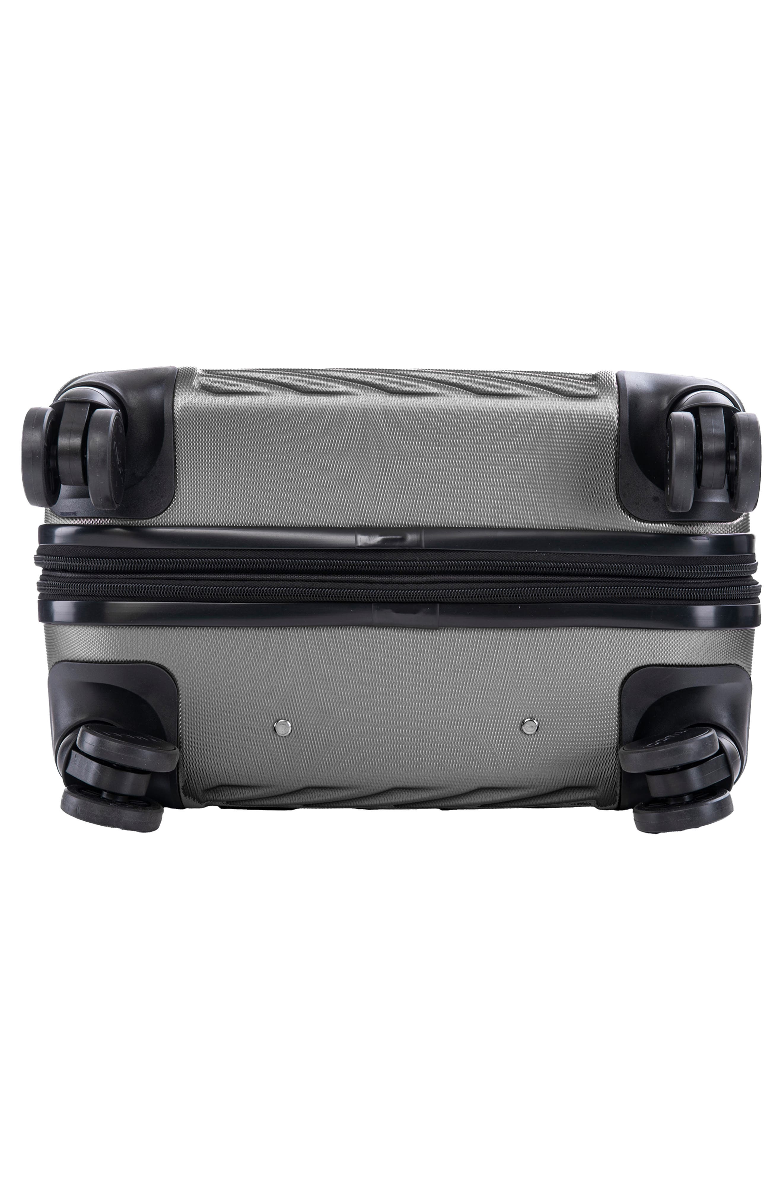 TUCCI Avenza Hardshell 3-Piece Spinner Luggage Set, Alternate, color, Grey