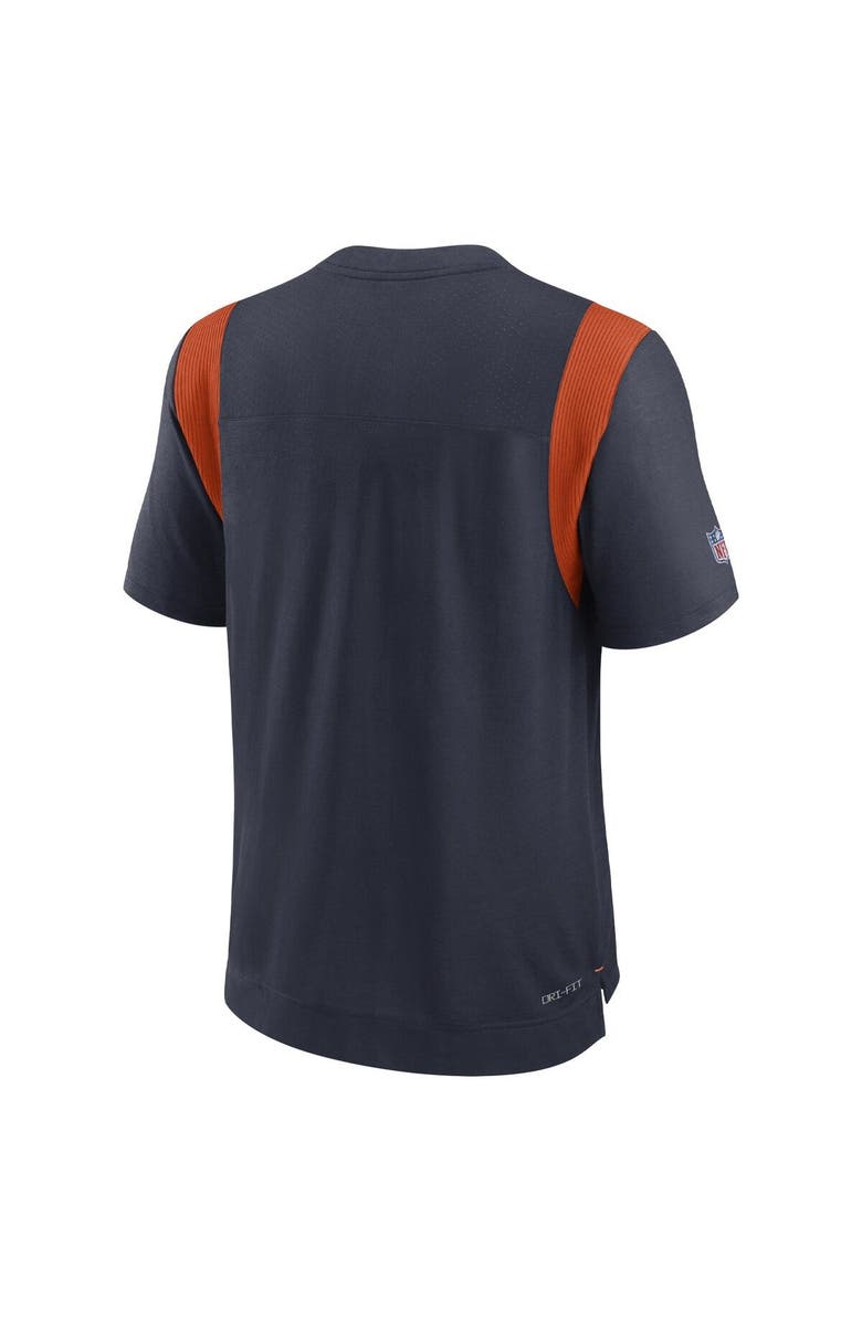 Nike Men's Nike Navy Chicago Bears Sideline Tonal Logo Performance Player T-Shirt, Alternate, color, Navy