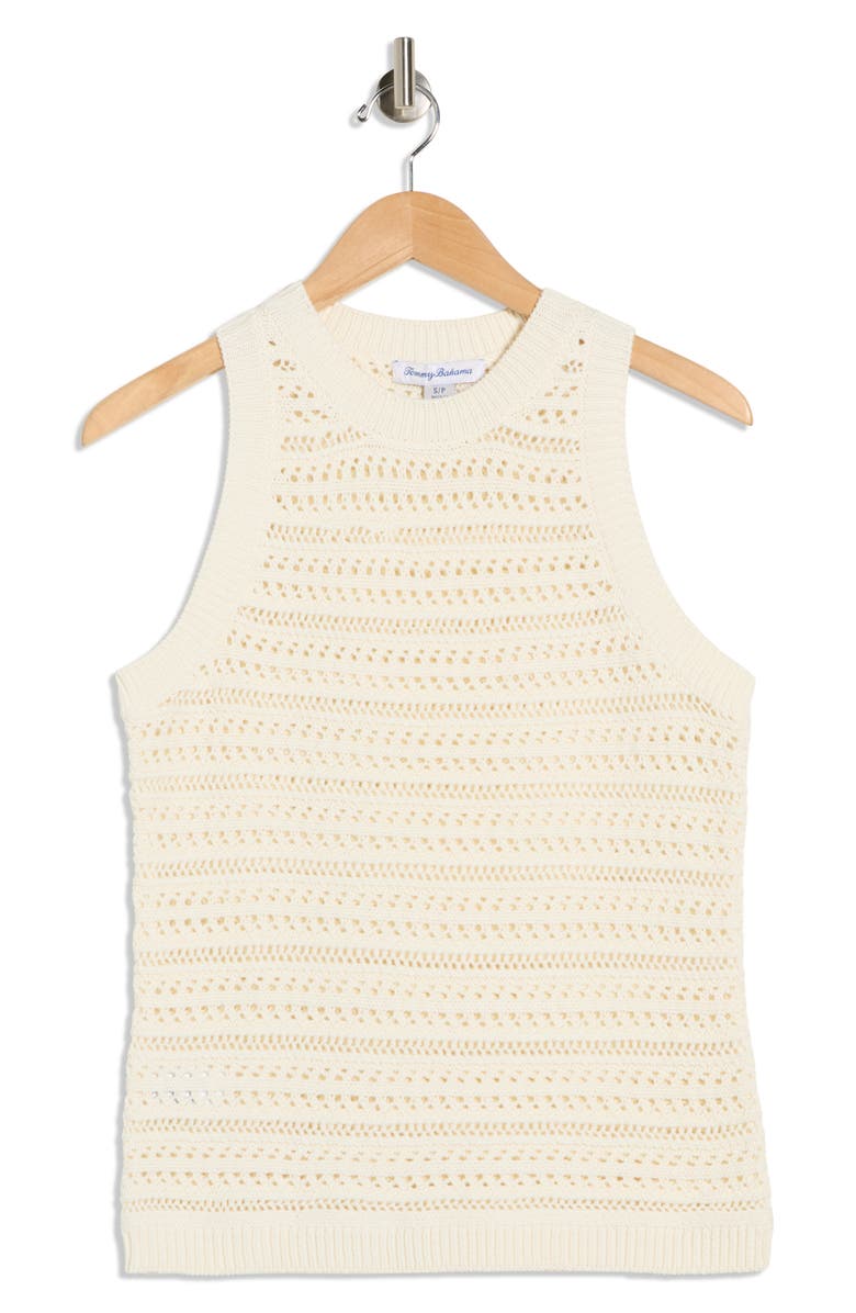 Tommy Bahama Open Stitch Sweater Tank, Alternate, color, Bleached Sand
