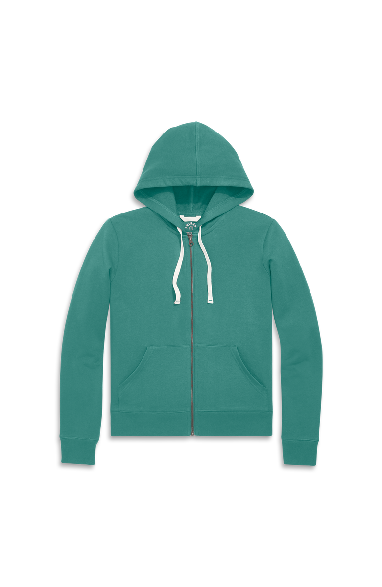 Primary Adult 24/7 Zip Hoodie, Alternate, color, Sunwashed Teal